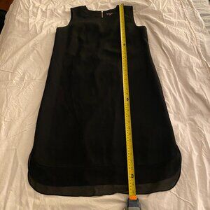 Vince Camuto Black Dress with Sheer Hem